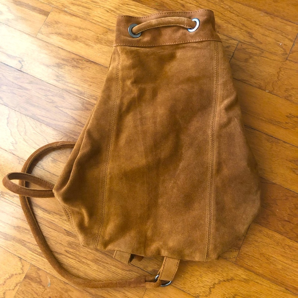 Gorgeous Urban Outfitters Brown Suede Leather Bag backpack NWT Handbag